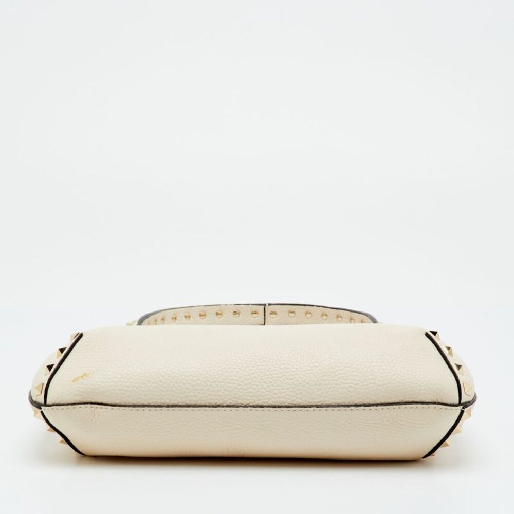 Valentino Rockstud Cream Leather Hobo - Picture 7 of 7